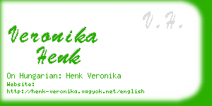 veronika henk business card